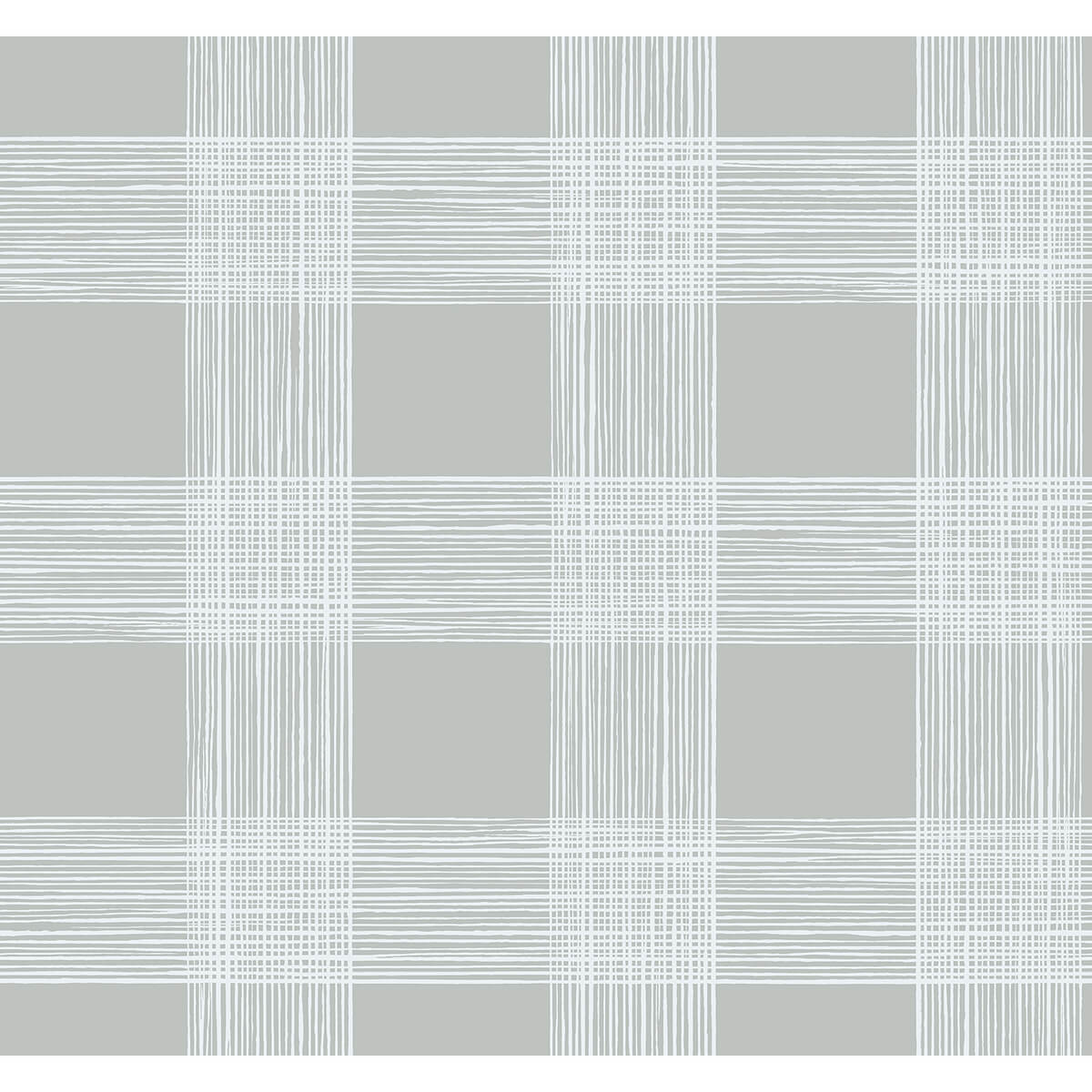 scarborough-grey-striated-plaid-wallpaper-york-wallcoverings-2927-80908 - York Wallcoverings Wallpaper