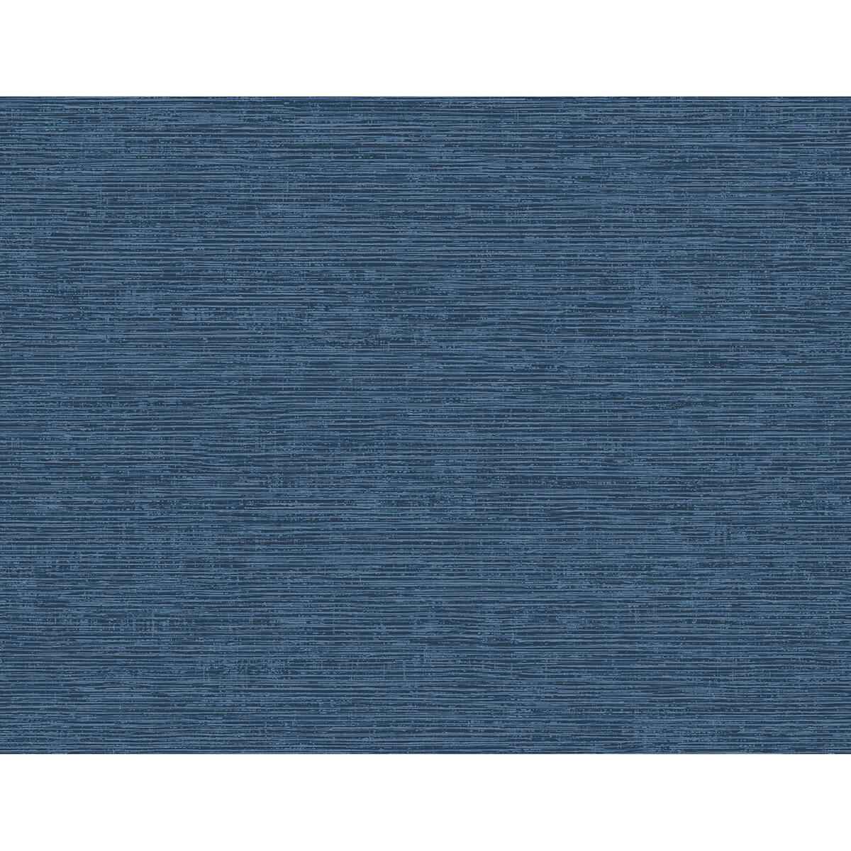 Tiverton Indigo Faux Grasscloth Wallpaper - York Wallcoverings - 2927-81712