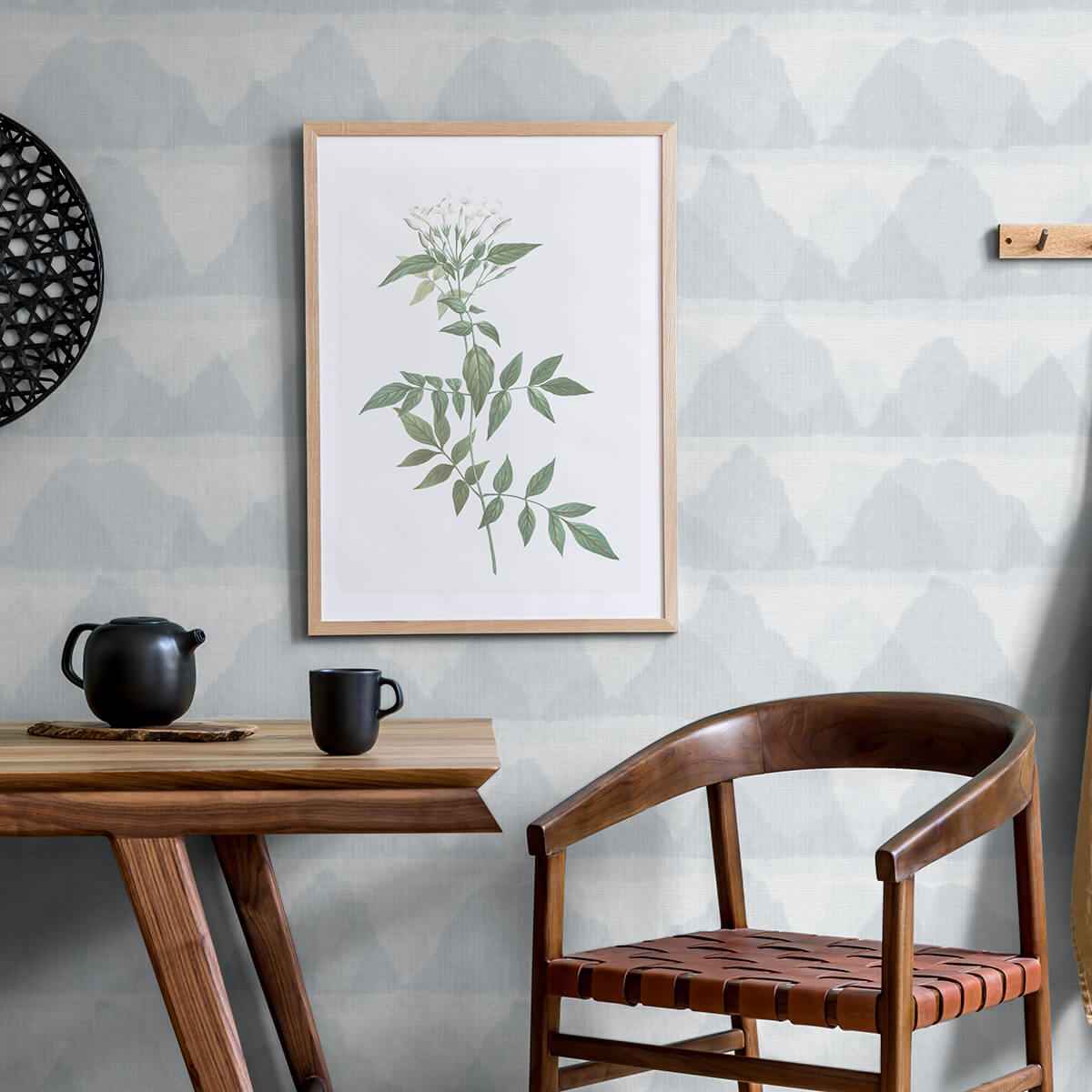 Blue Mountain Peak String Peel and Stick Wallpaper - York Wallcoverings - NUS3952 - York Wallcoverings Wallpaper