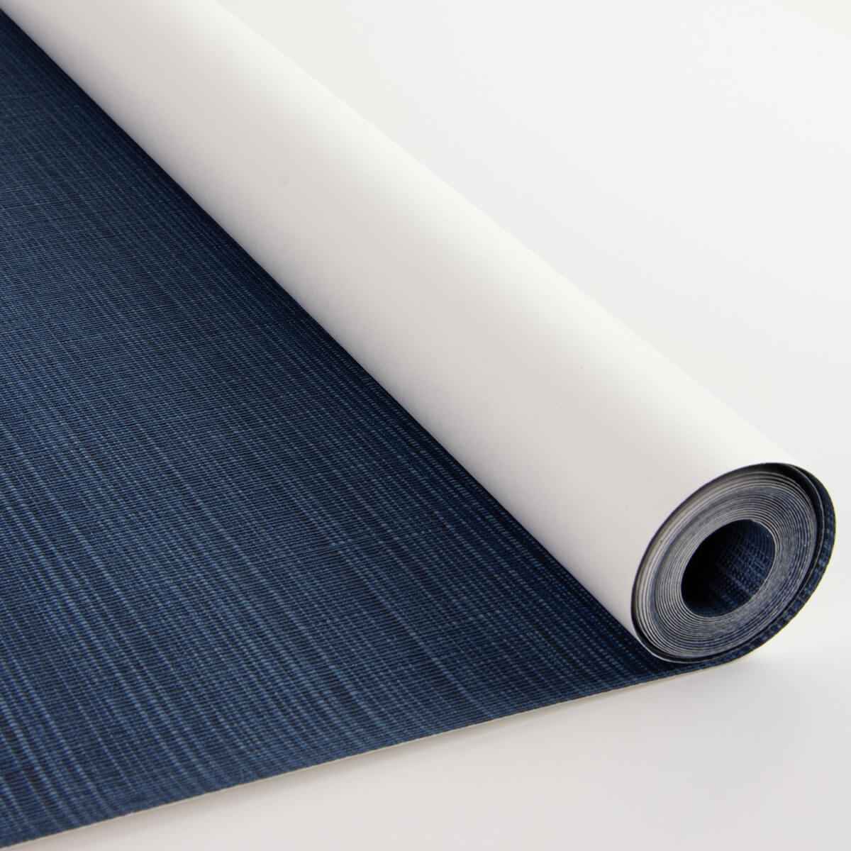Indigo Crossweave String Peel and Stick Wallpaper - York Wallcoverings - NUS3959 - York Wallcoverings Wallpaper