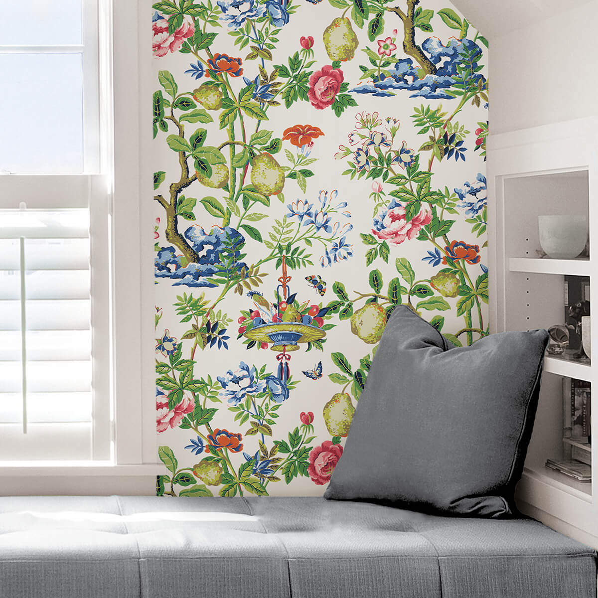 bloom-shantung-garden-scalamandre-self-adhesive-wallpaper-york-wallcoverings-scs3840 - York Wallcoverings Wallpaper