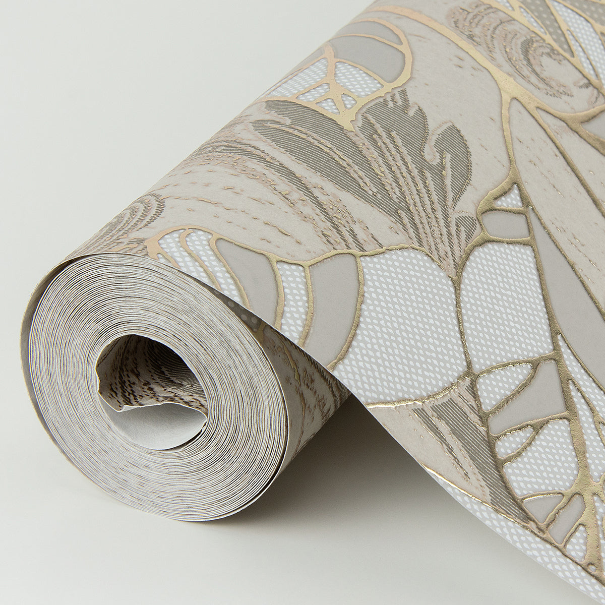 selene-gold-mucha-floral-wallpaper-york-wallcoverings-4019-86402 - York Wallcoverings Papel pintado