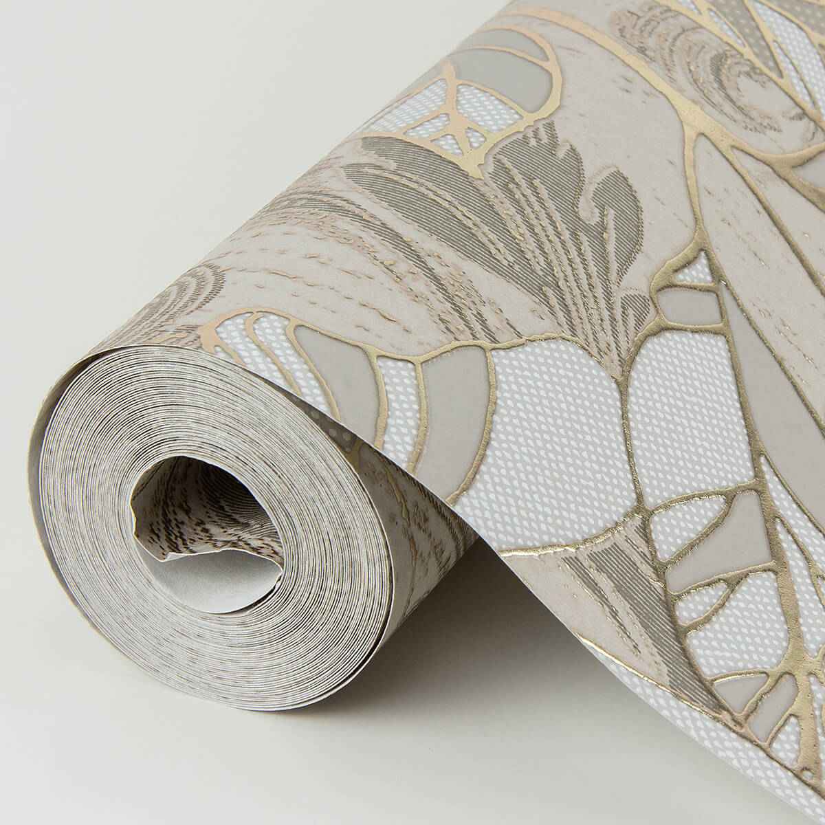 Selene Gold Mucha Floral Wallpaper - York Wallcoverings - 4019-86402 - York Wallcoverings Wallpaper