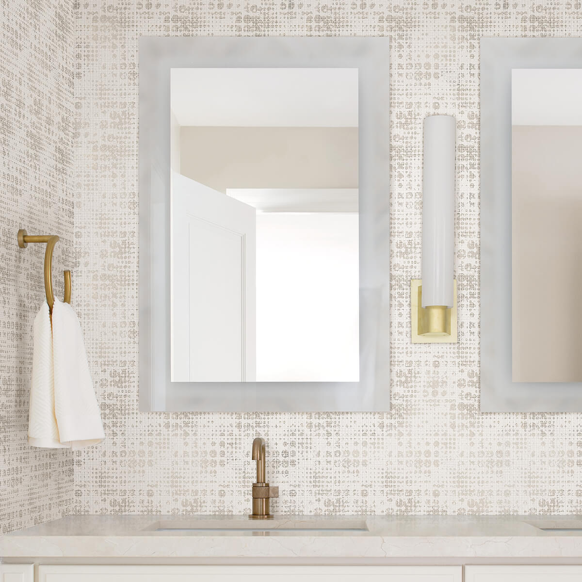 celeste-platinum-geometric-wallpaper-york-wallcoverings-4019-86408 - York Wallcoverings Papel pintado
