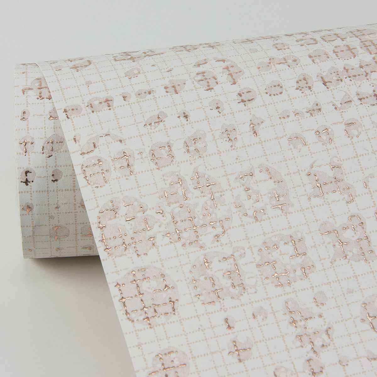 Celeste Rose Gold Geometric Wallpaper - York Wallcoverings - 4019-86411 - York Wallcoverings Wallpaper
