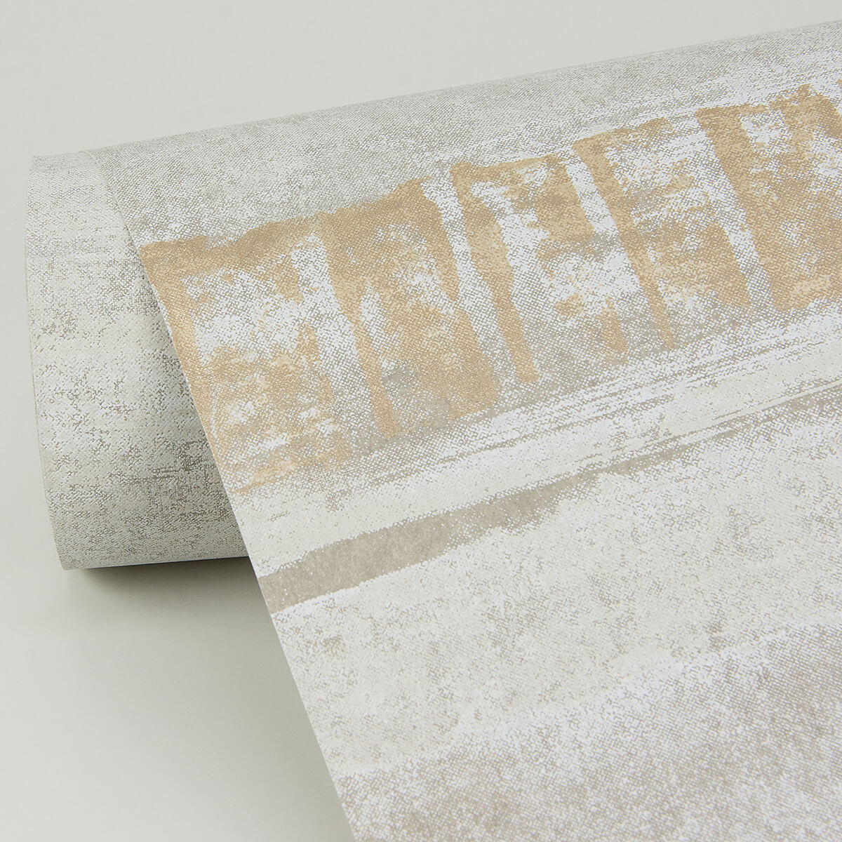 rakasa-gold-distressed-stripe-wallpaper-york-wallcoverings-4019-86416 - York Wallcoverings Papel pintado