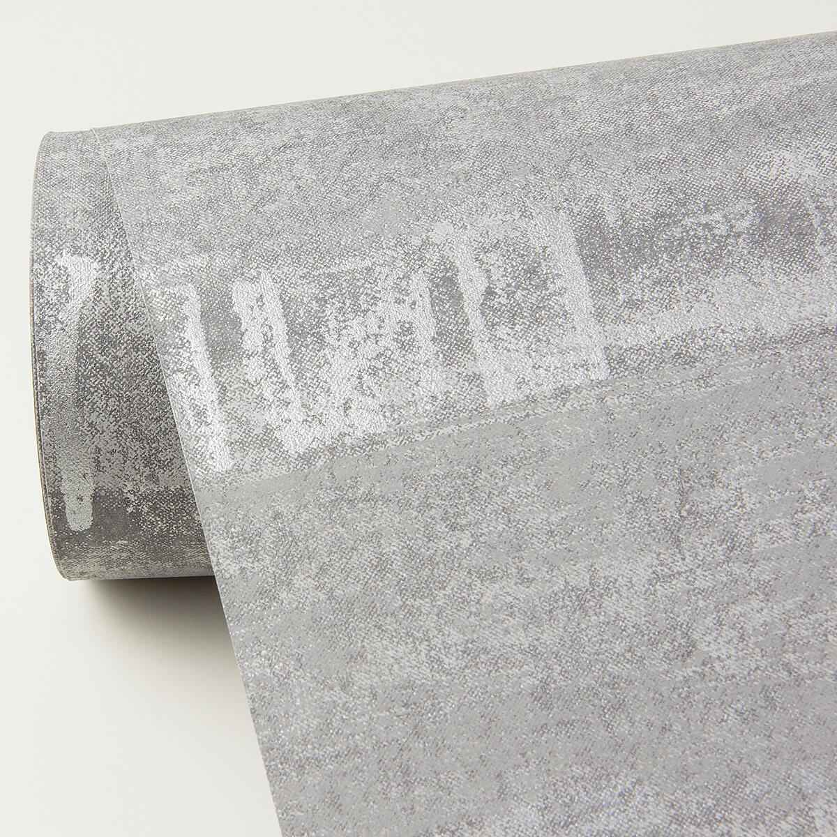 Rakasa Pewter Distressed Stripe Wallpaper - York Wallcoverings - 4019-86418 - York Wallcoverings Wallpaper