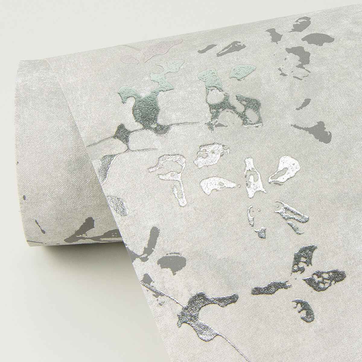 Arian Silver Inkburst Wallpaper - York Wallcoverings - 4019-86427 - York Wallcoverings Wallpaper