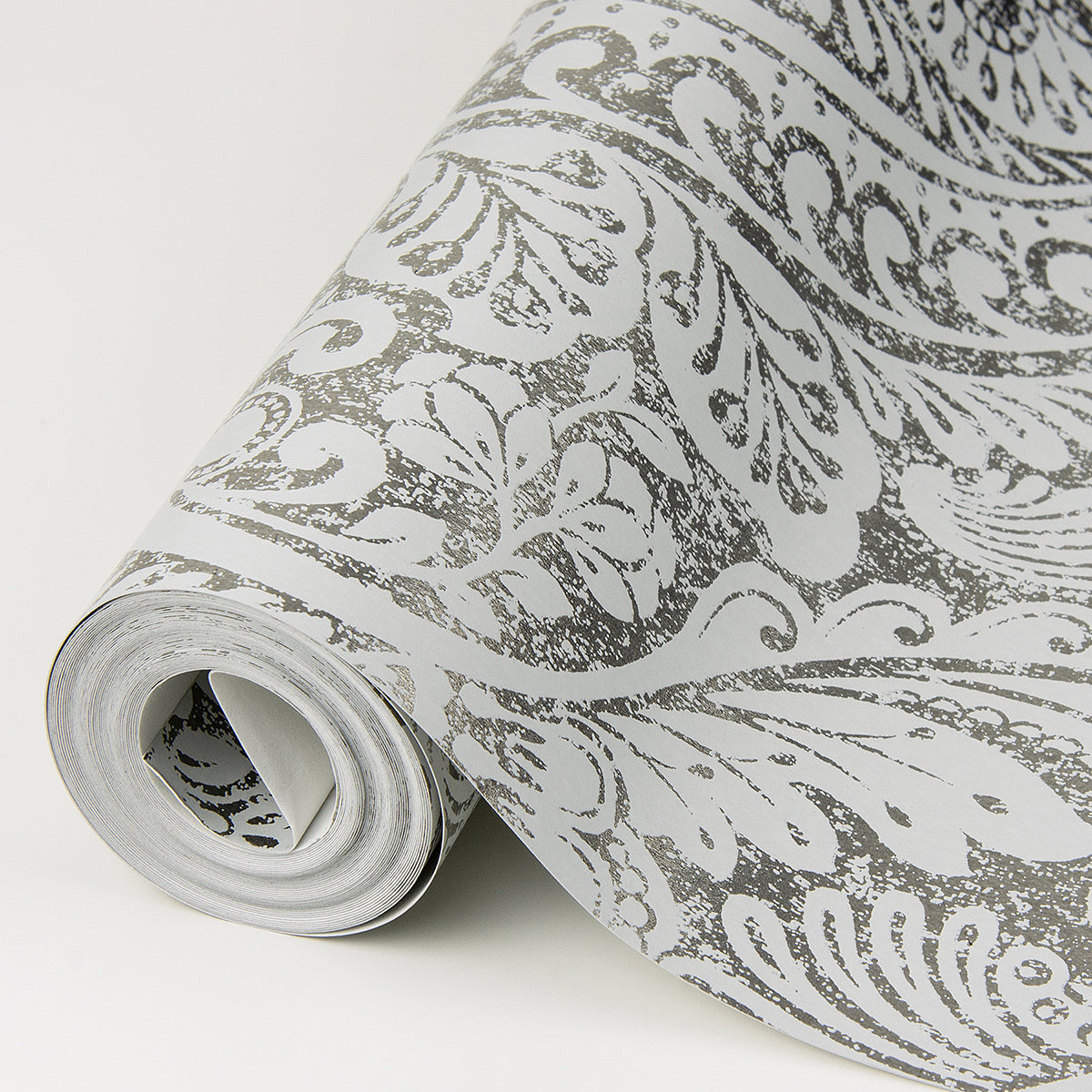artemis-silver-floral-damask-wallpaper-york-wallcoverings-4019-86443 - York Wallcoverings Wallpaper