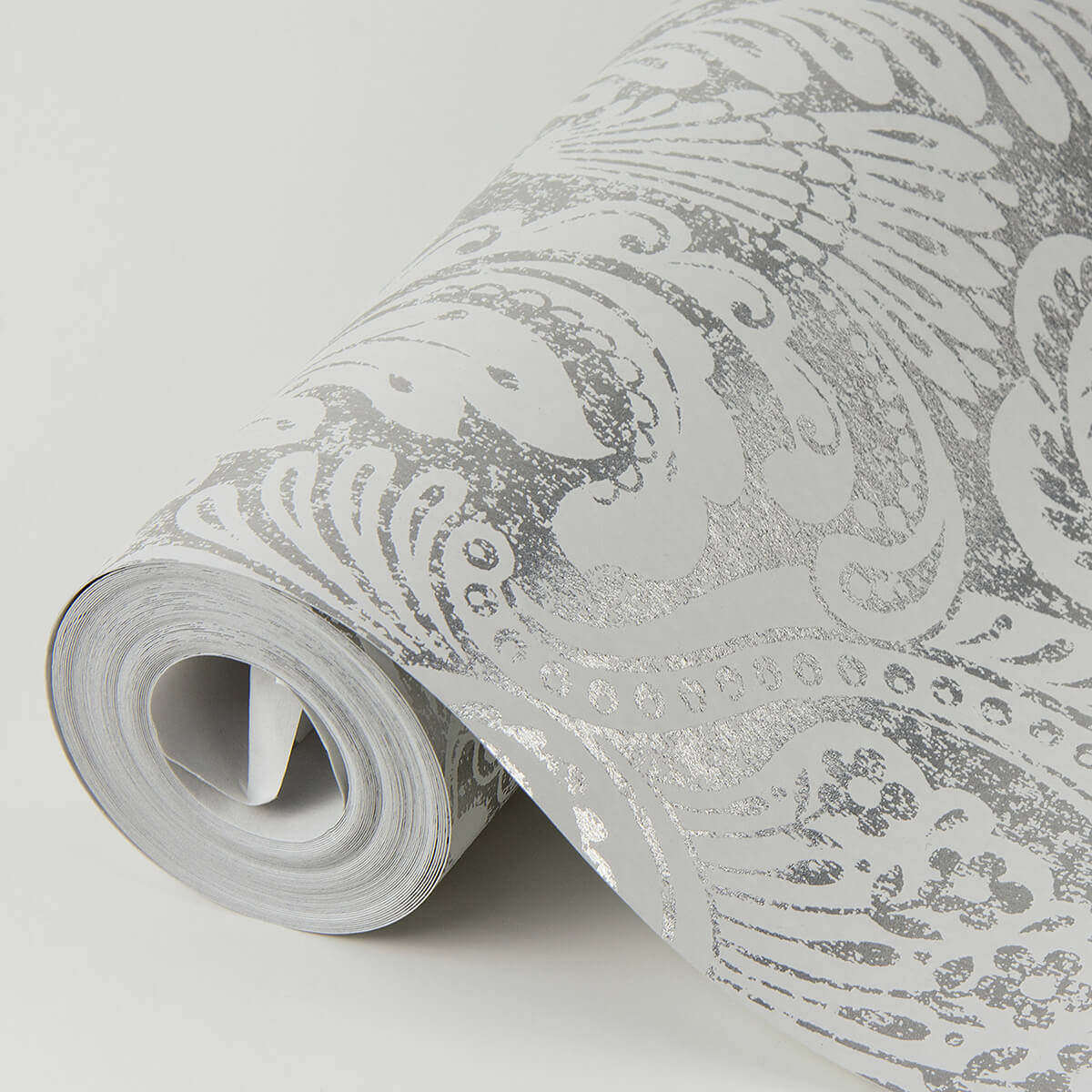 artemis-platinum-floral-damask-wallpaper-york-wallcoverings-4019-86444 - York Wallcoverings Wallpaper