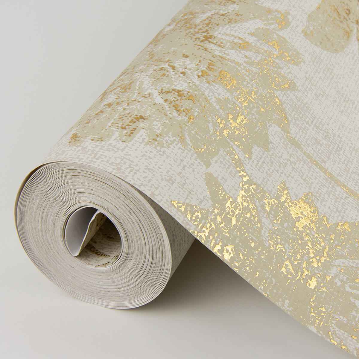 Kala Gold Floral Wallpaper - York Wallcoverings - 4019-86460 - York Wallcoverings Wallpaper