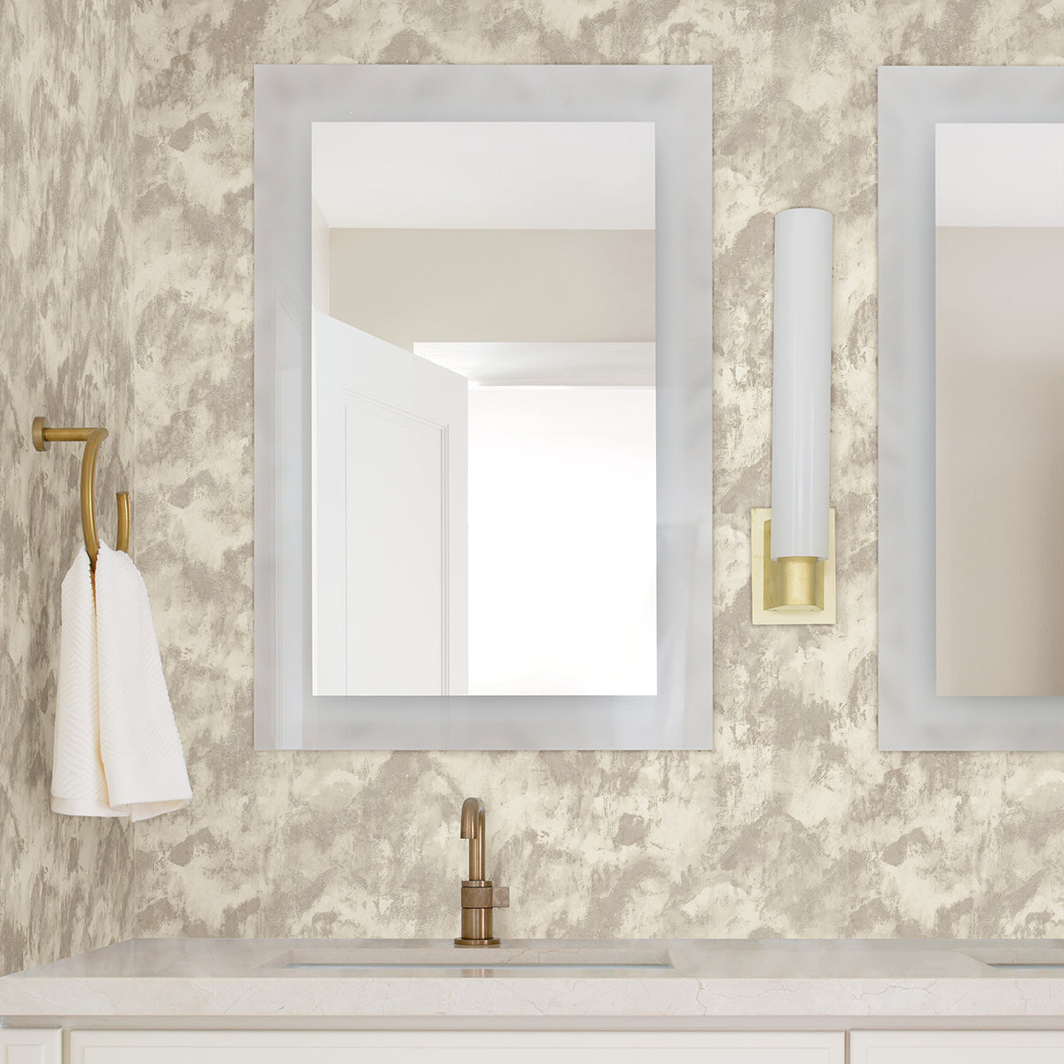 toula-bronze-abstract-wallpaper-york-wallcoverings-4019-86475 - York Wallcoverings Wallpaper