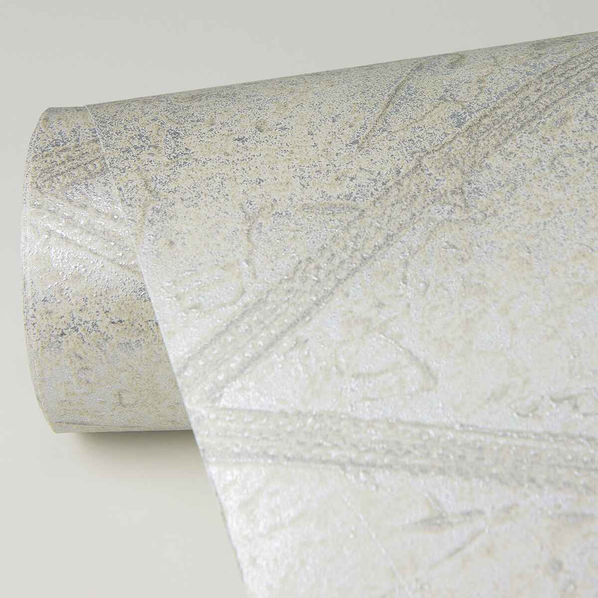 Mayari Platinum Tiled Wallpaper - York Wallcoverings - 4019-86489 - York Wallcoverings Wallpaper