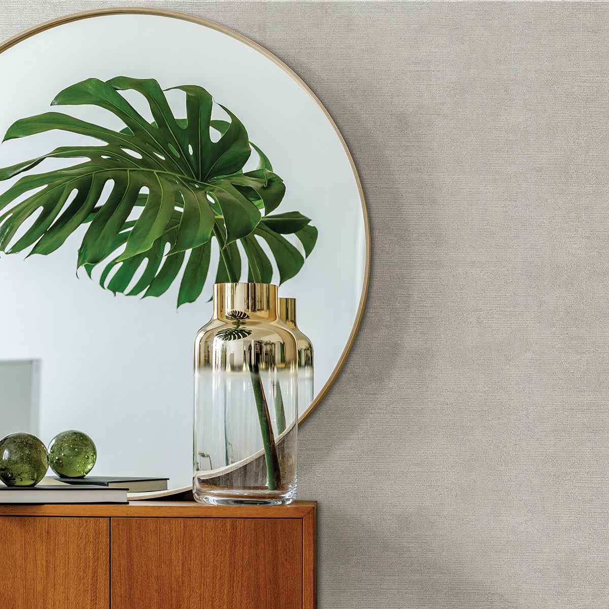 Tanso Silver Textured Wallpaper - York Wallcoverings - 4019-86490 - York Wallcoverings Wallpaper