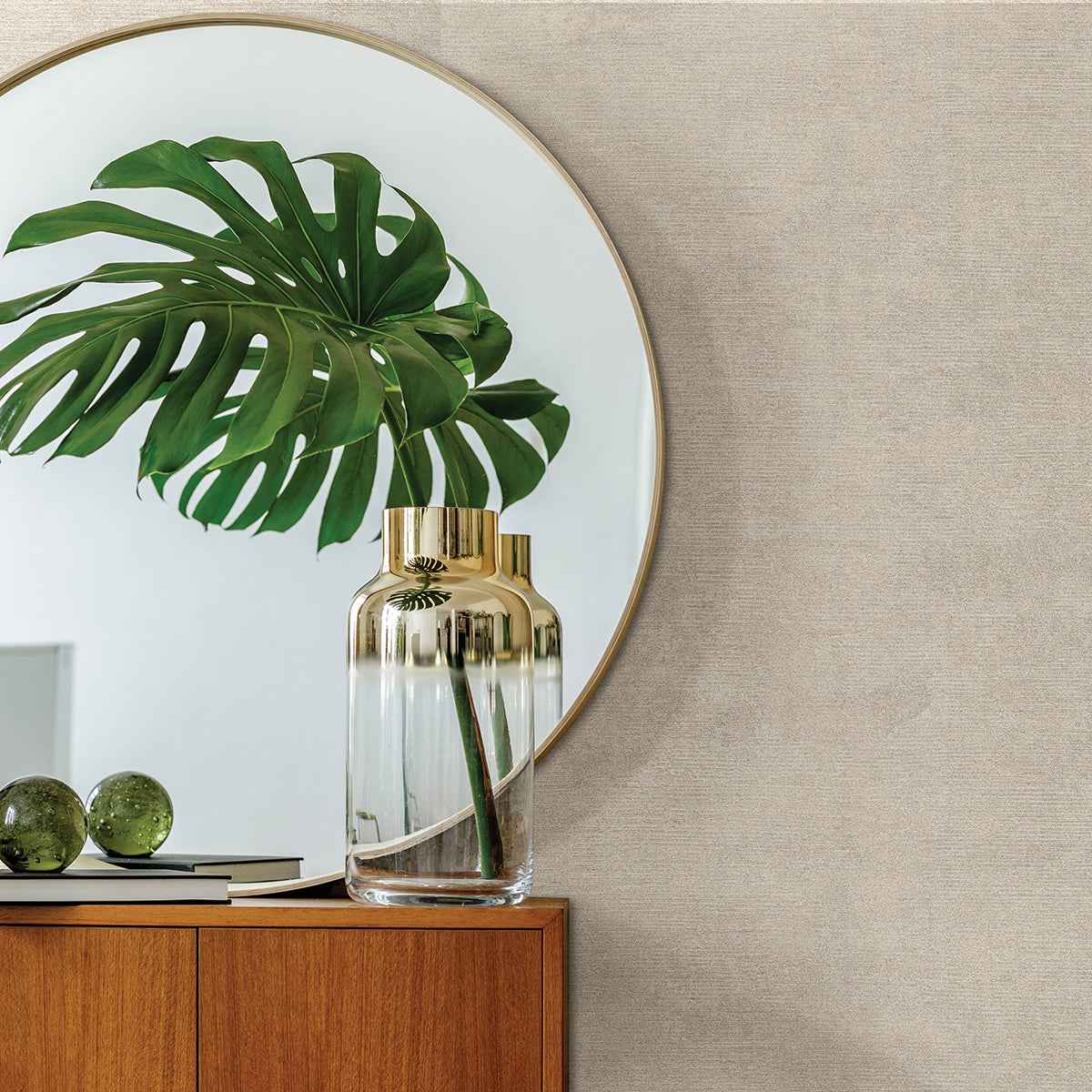 Tanso Gold Textured Wallpaper - York Wallcoverings - 4019-86491 - York Wallcoverings Wallpaper