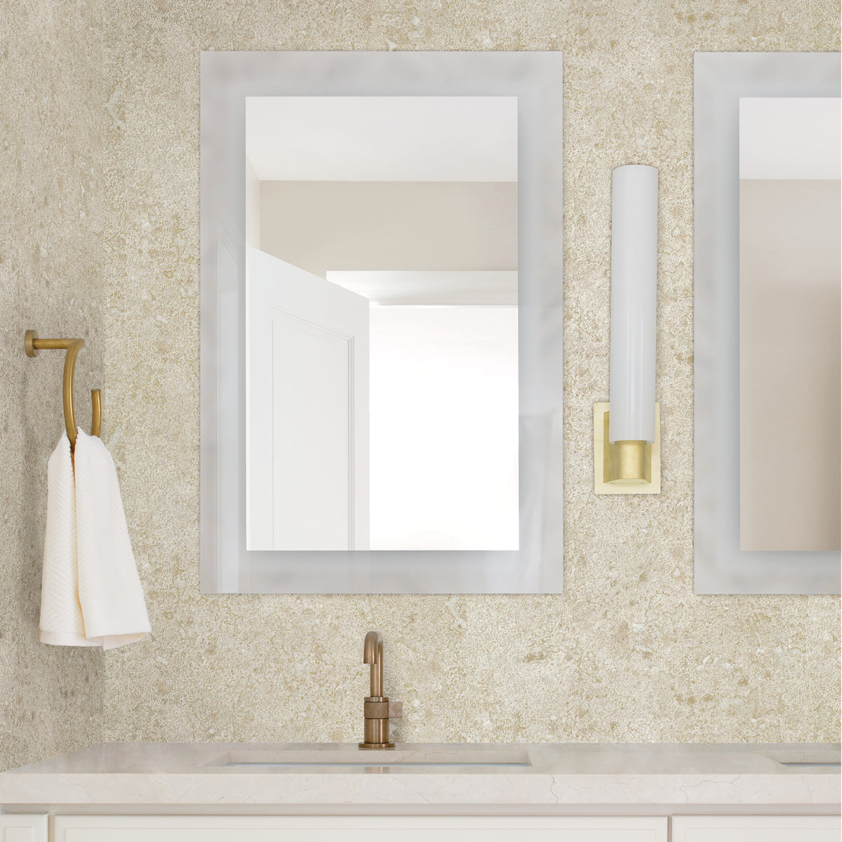 kulta-rose-gold-cemented-wallpaper-york-wallcoverings-4019-86495 - York Wallcoverings Wallpaper