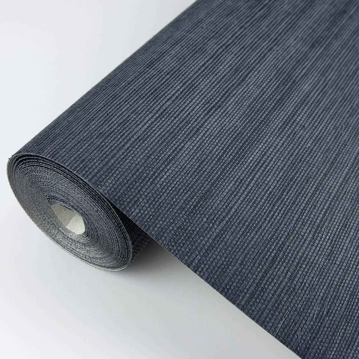 Victoria Indigo Grasscloth Wallpaper - York Wallcoverings - 2829-80015 - York Wallcoverings Wallpaper