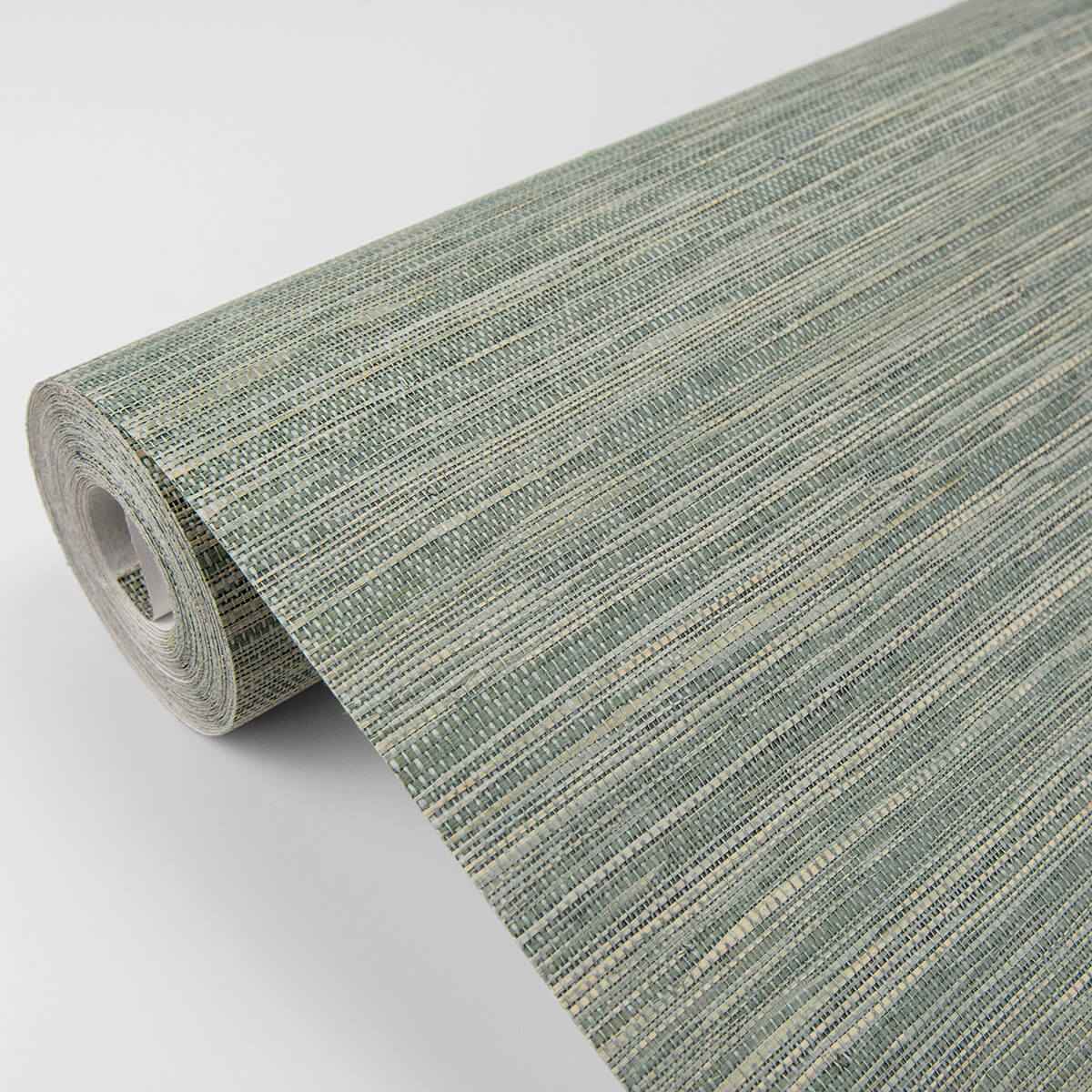 Batad Green Grasscloth Wallpaper - York Wallcoverings - 2829-82037 - York Wallcoverings Wallpaper