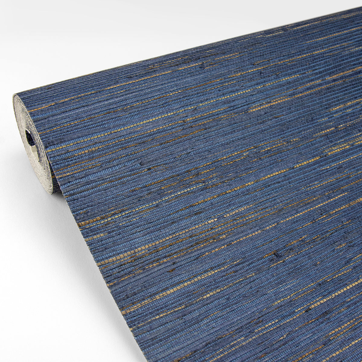Pattini Indigo Grasscloth Wallpaper - York Wallcovering