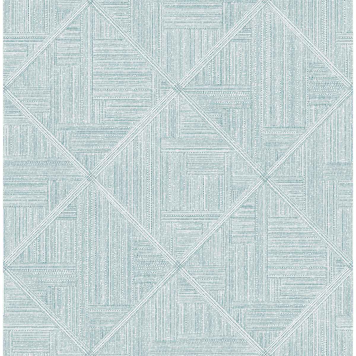 cade-teal-geometric-wallpaper-york-wallcoverings-2975-26210 - York Wallcoverings Wallpaper