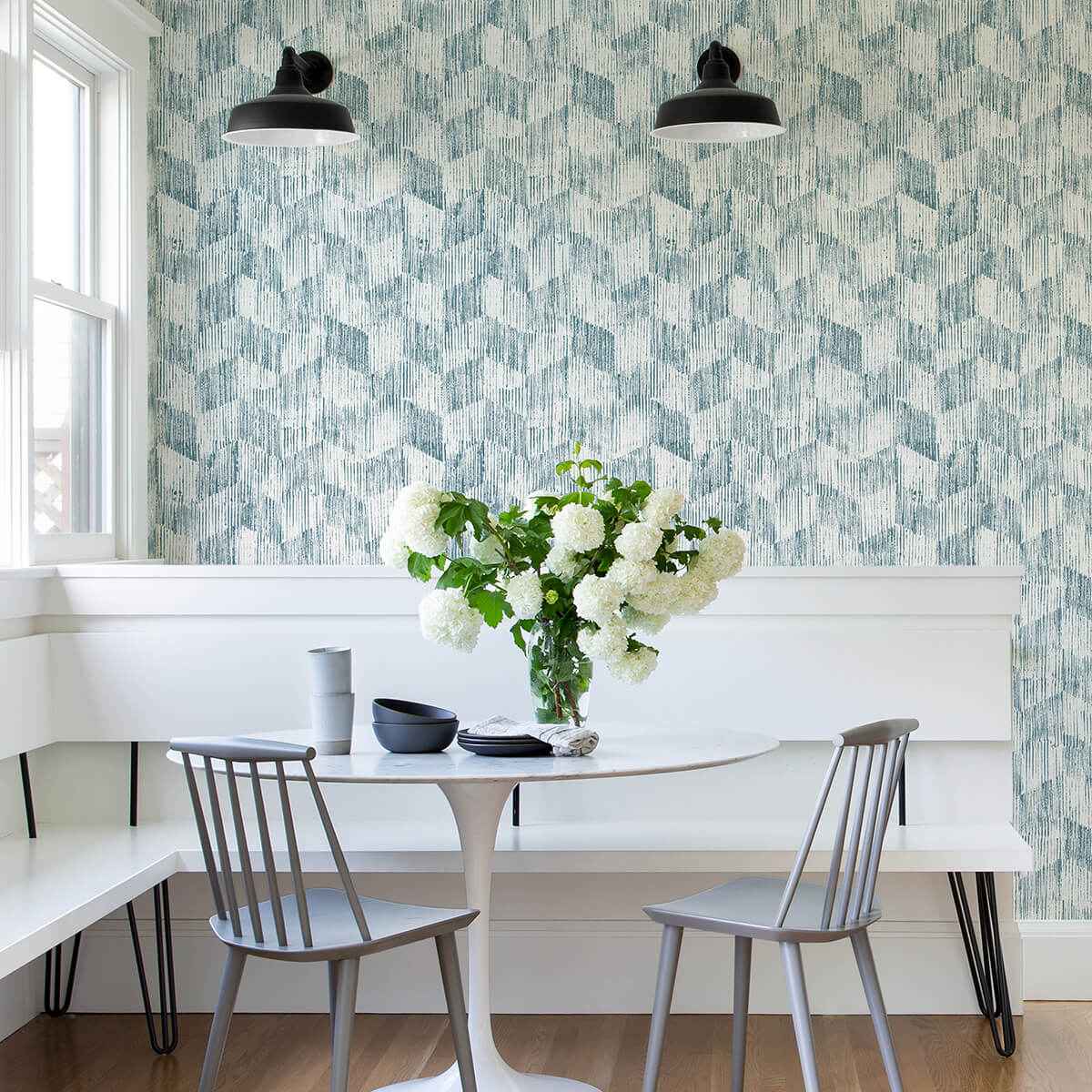 demi-teal-distressed-wallpaper-york-wallcoverings-2975-26212 - York Wallcoverings Wallpaper