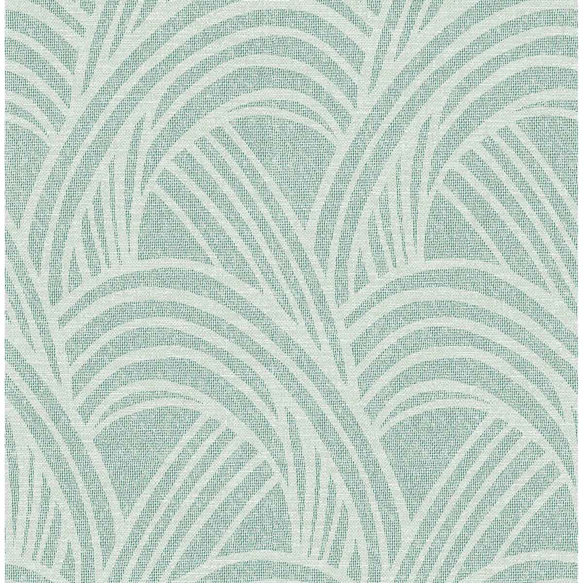 farrah-green-geometric-wallpaper-york-wallcoverings-2975-26218 - York Wallcoverings Wallpaper