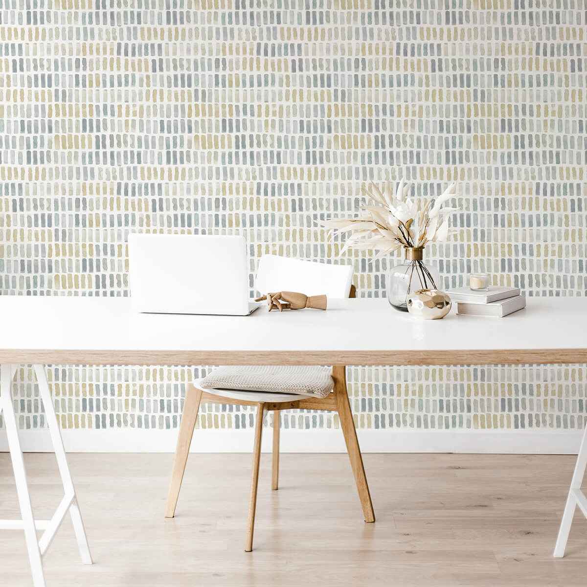 brynne-yellow-watercolor-wallpaper-york-wallcoverings-2975-26221 - York Wallcoverings Wallpaper