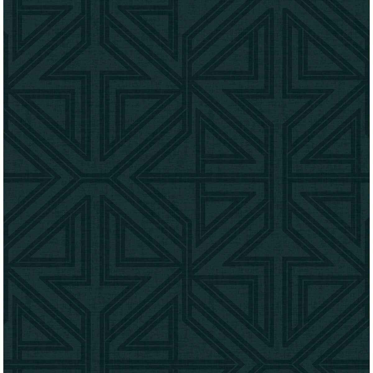 kachel-teal-geometric-wallpaper-york-wallcoverings-2975-26228 - York Wallcoverings Wallpaper