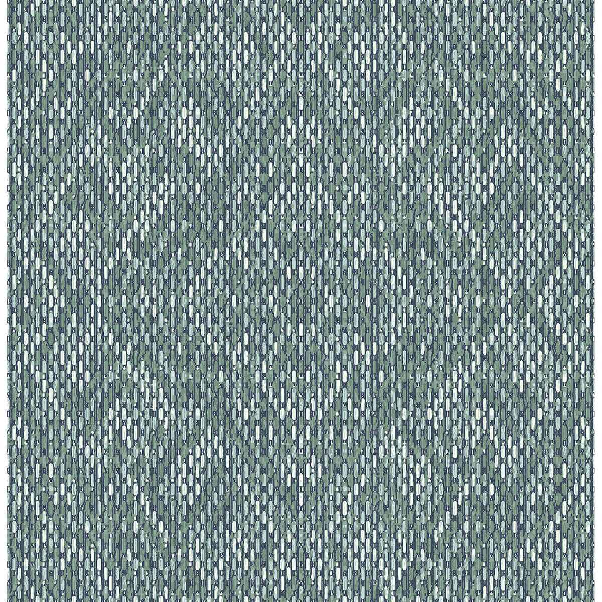 felix-teal-teal-geometric-wallpaper-york-wallcoverings-2975-26244 - York Wallcoverings Wallpaper