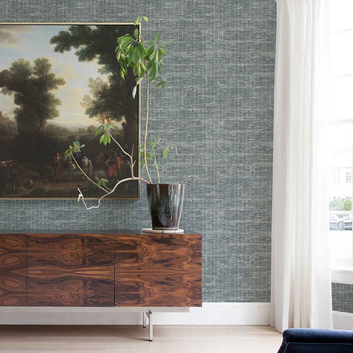 samos-grey-grey-texture-wallpaper-york-wallcoverings-2975-26254 - York Wallcoverings Wallpaper
