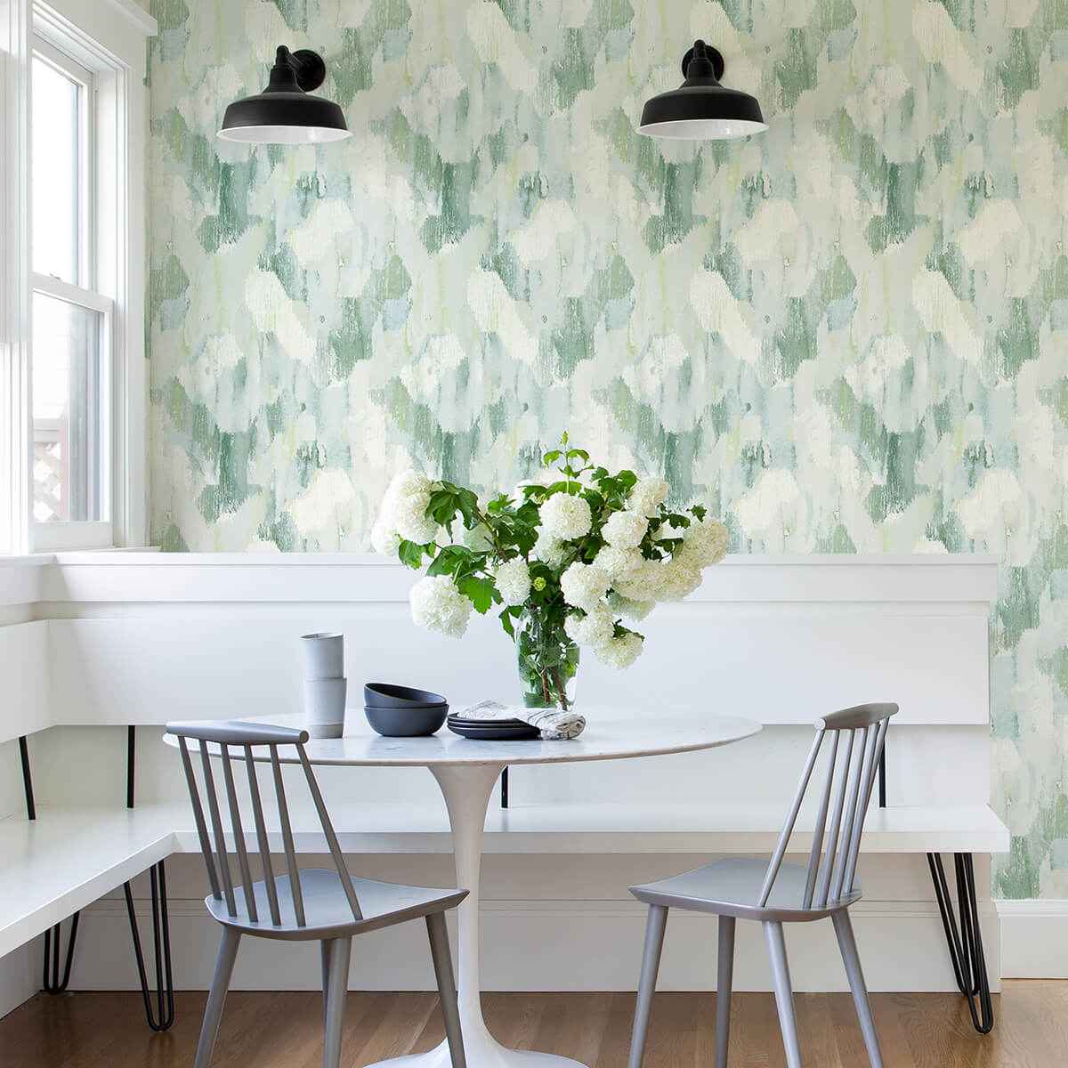 mahi-green-abstract-wallpaper-york-wallcoverings-2975-26262 - York Wallcoverings Wallpaper