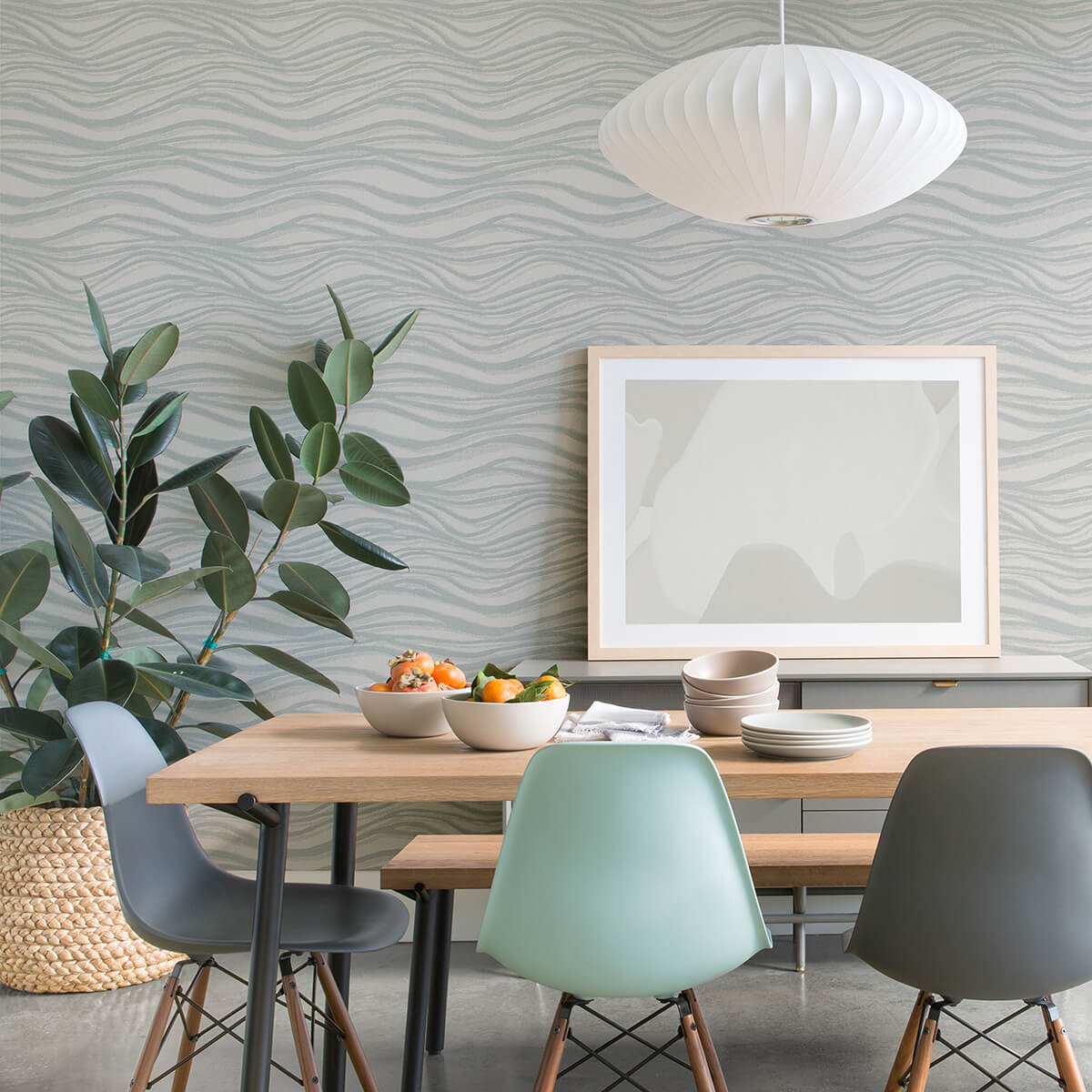 chorus-seafoam-wave-wallpaper-york-wallcoverings-2975-87364 - York Wallpaper Wallpaper