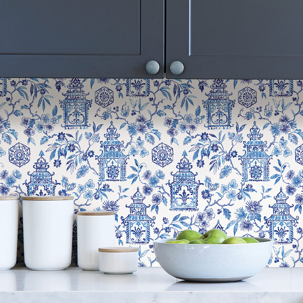 blue-danson-peel-and-stick-wallpaper-york-wallcoverings-nus4035 - York Wallcoverings Wallpaper