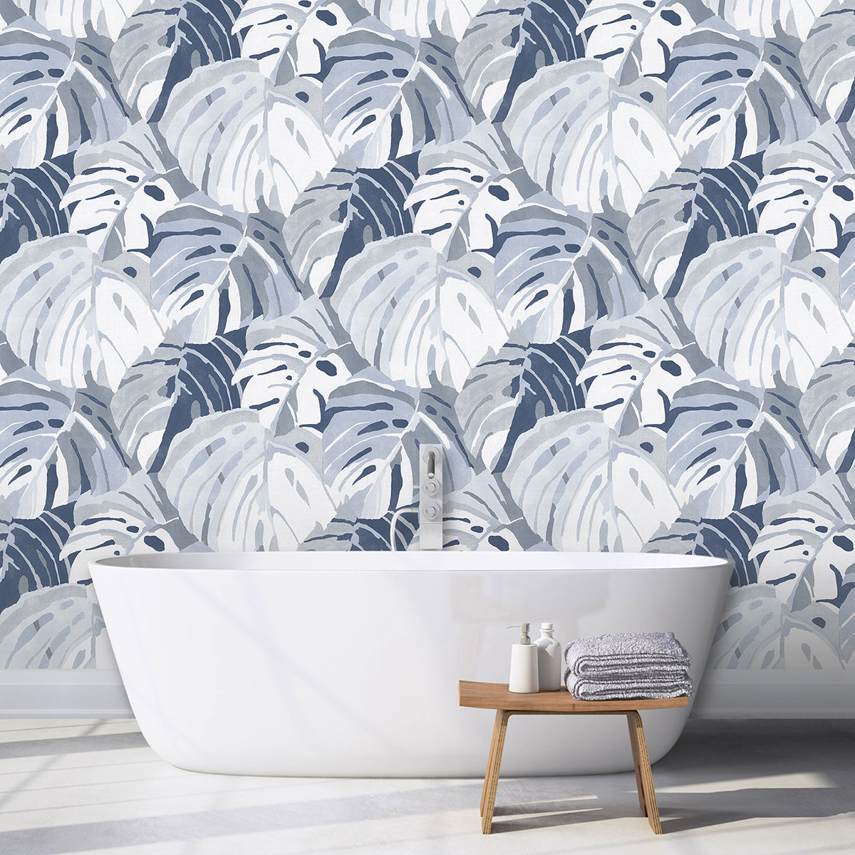 castaway-ocean-blue-wall-mural-york-wallcoverings-astm3907 - York Wallcoverings Wallpaper