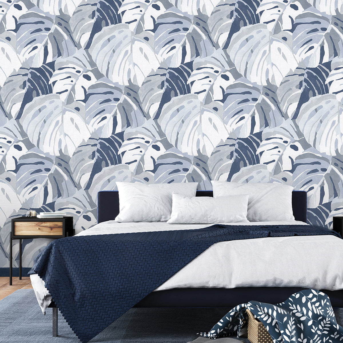 castaway-ocean-blue-wall-mural-york-wallcoverings-astm3907 - York Wallcoverings Wallpaper