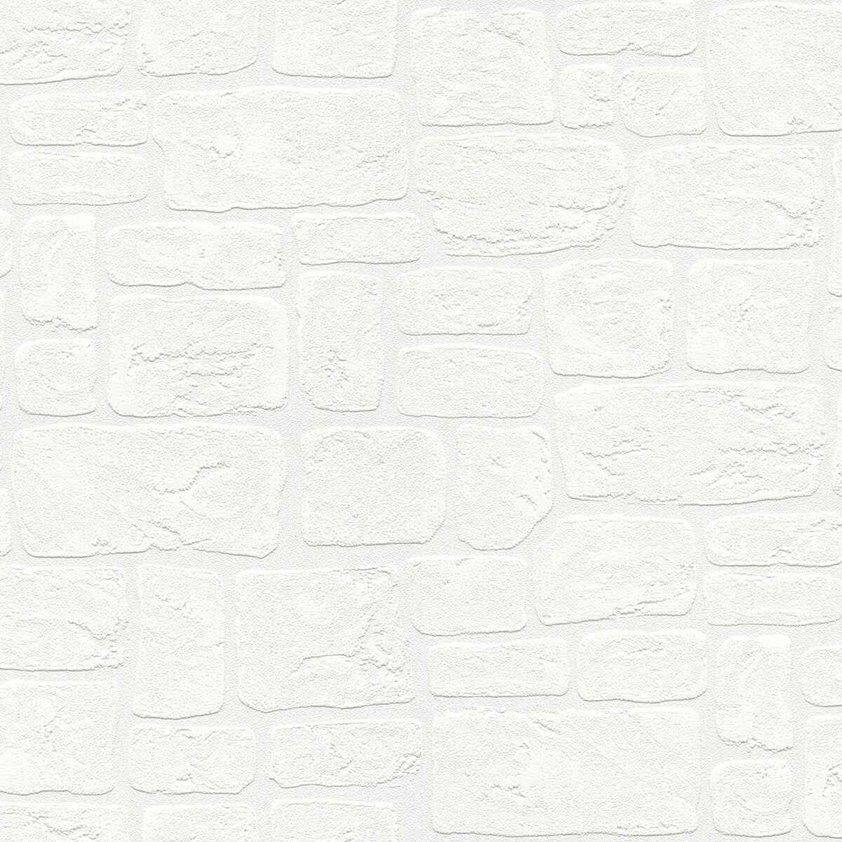 gaffrey-white-stone-paintable-wallpaper-york-wallcoverings-4000-2040-42 - York Wallcoverings Wallpaper