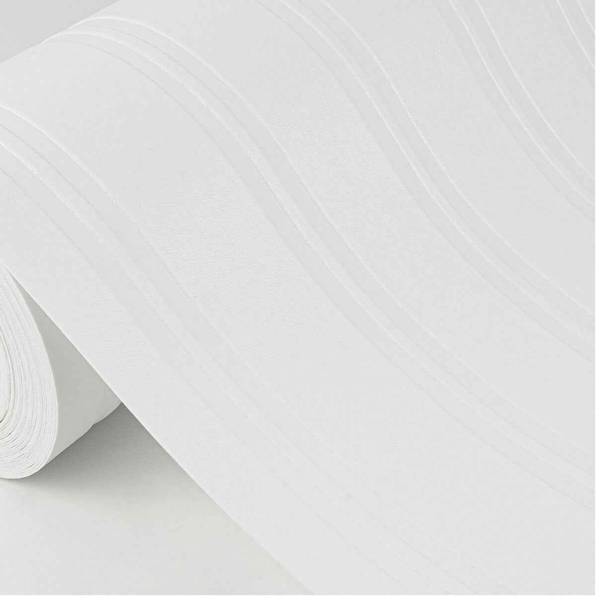 elliott-white-paintble-stripe-wallpaper-york-wallcoverings-4000-2435-15 - York Wallcoverings Wallpaper