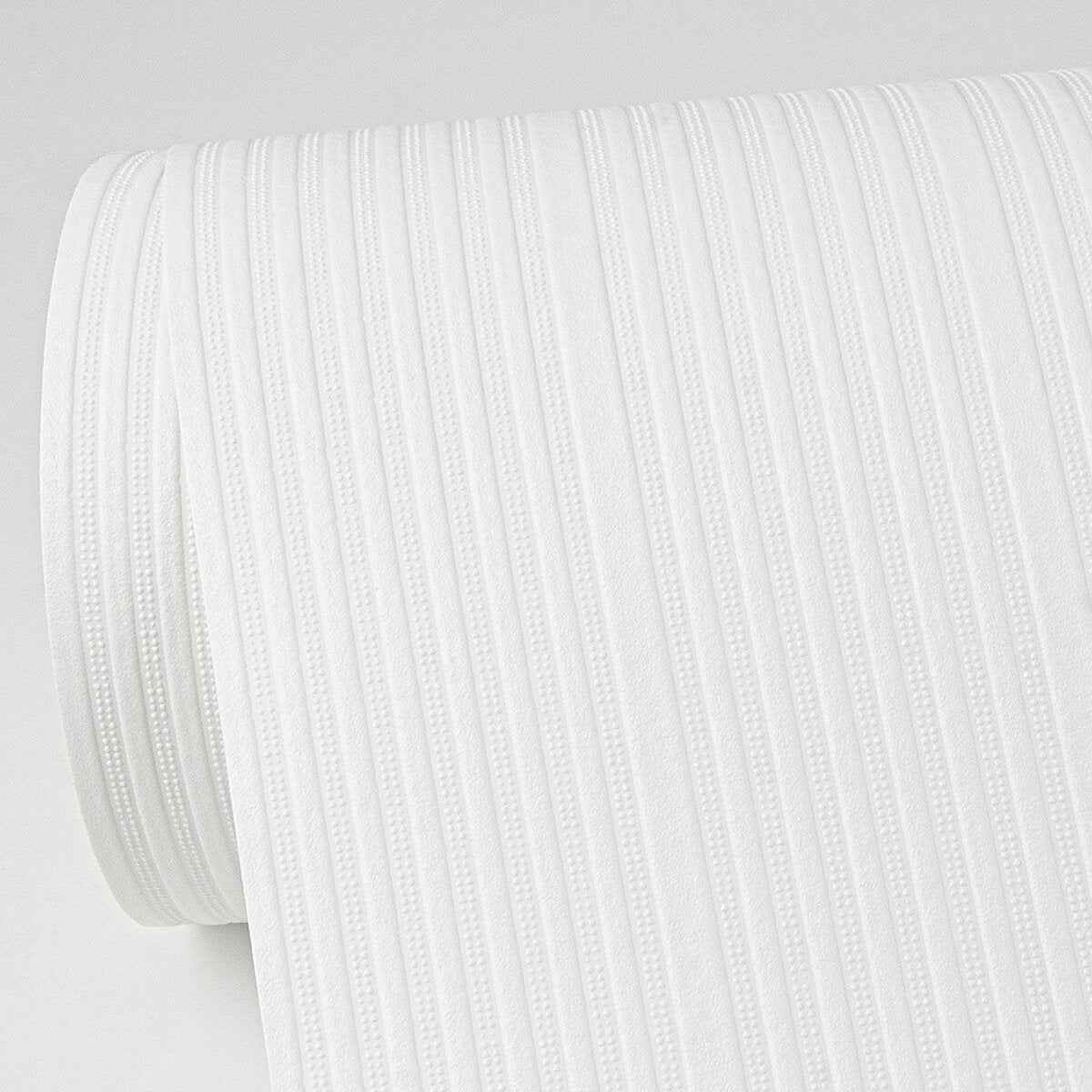 cedric-white-paintble-stripe-wallpaper-york-wallcoverings-4000-5627-15 - York Wallcoverings Wallpaper