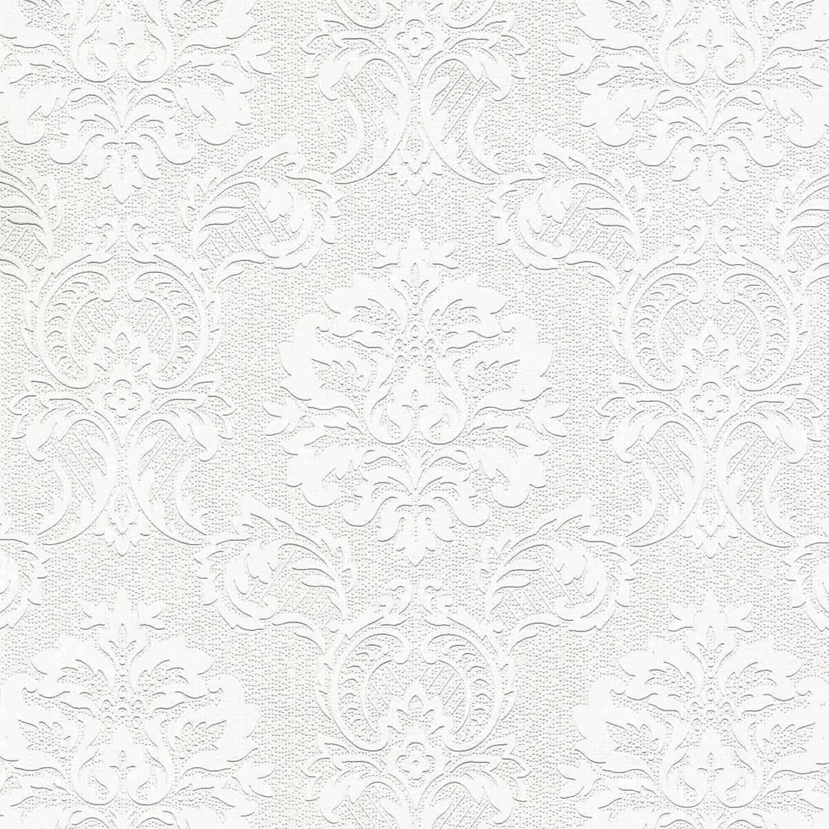 plouf-white-damask-paintable-wallpaper-york-wallcoverings-4000-32808 - York Wallcoverings Wallpaper