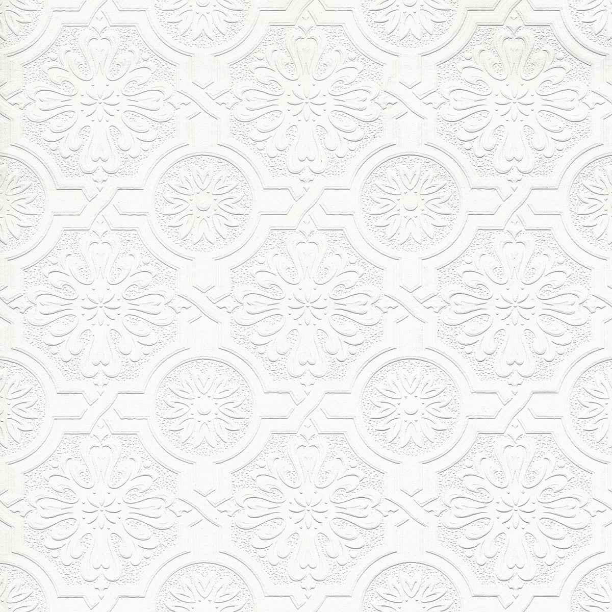 victorian-tin-ceiling-white-paintable-wallpaper-york-wallcoverings-4000-32817 - York Wallcoverings Wallpaper