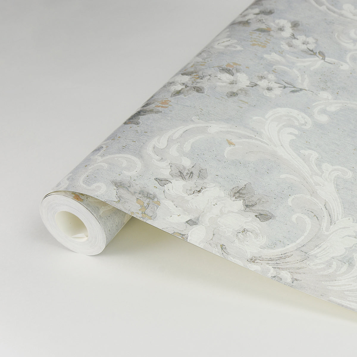 this-old-hudson-vintage-blue-rose-damask-wallpaper-york-wallcoverings-ast4066 - York Wallpaper Wallpaper