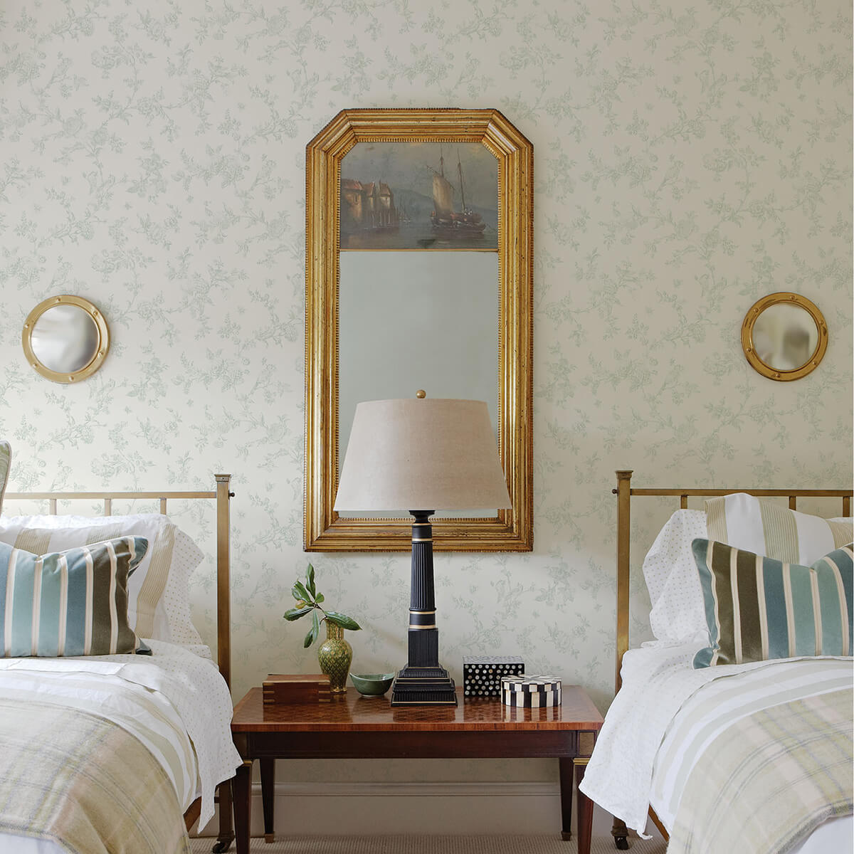 french-nightingale-seafoam-trail-wallpaper-york-wallcoverings-3123-02194 - York Wallcoverings Papel pintado