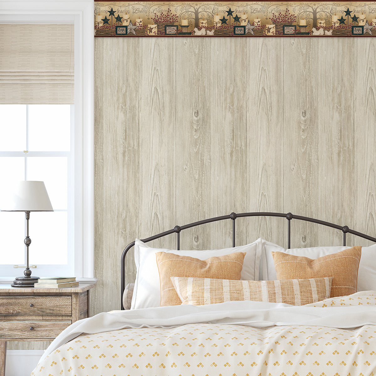 caring-candles-red-country-wallpaper-york-wallcoverings-3123-2281 - York Wallcoverings Wallpaper