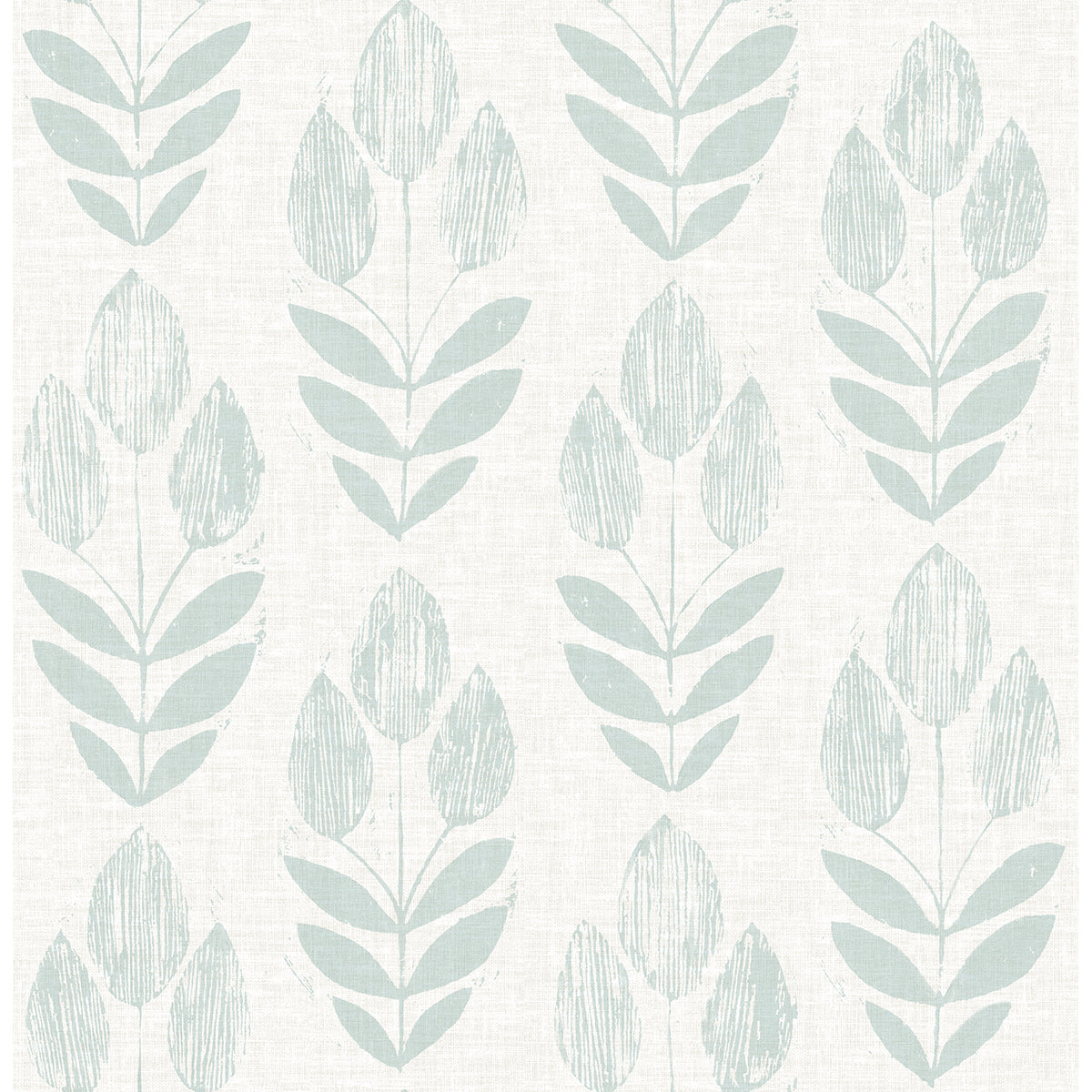 Garland Teal Block Tulip Wallpaper - York Wallcoverings - 3123-24472
