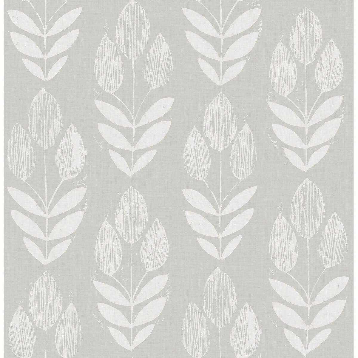 garland-grey-block-tulip-wallpaper-york-wallcoverings-3123-24473 - York Wallcoverings Papel pintado