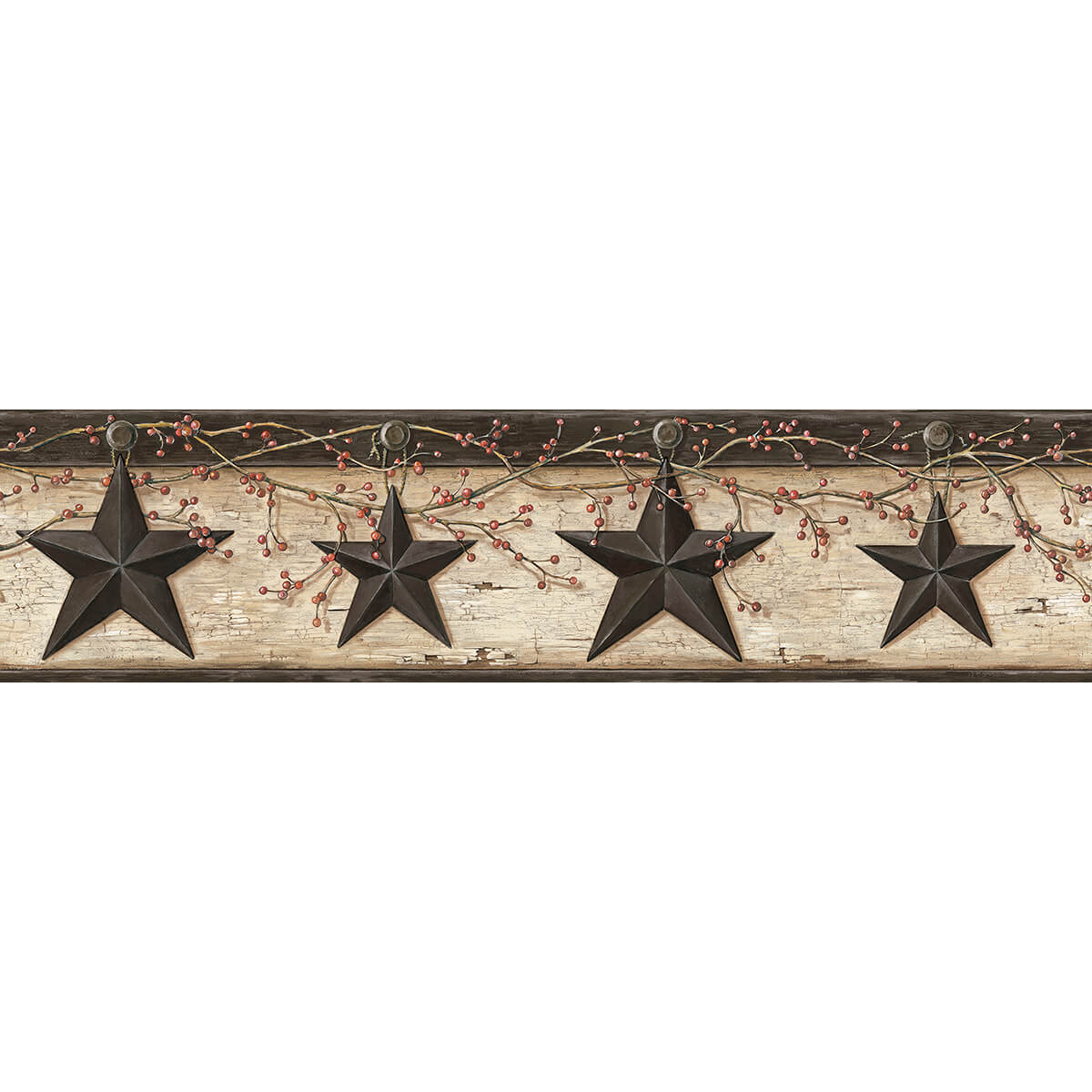 ennis-charcoal-rustic-barn-star-wallpaper-york-wallcoverings-3123-44602 - York Wallpaper Wallpaper