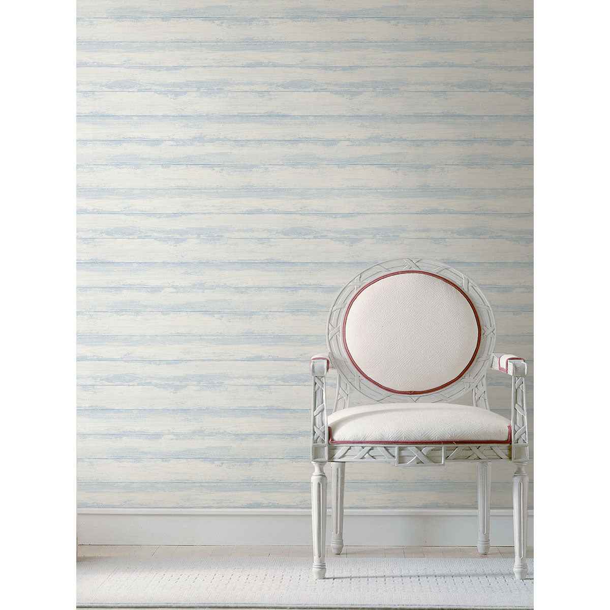 Truro Light Blue Weathered Shiplap Wallpaper - York Wallcoverings - 2927-81402 - York Wallcoverings Wallpaper