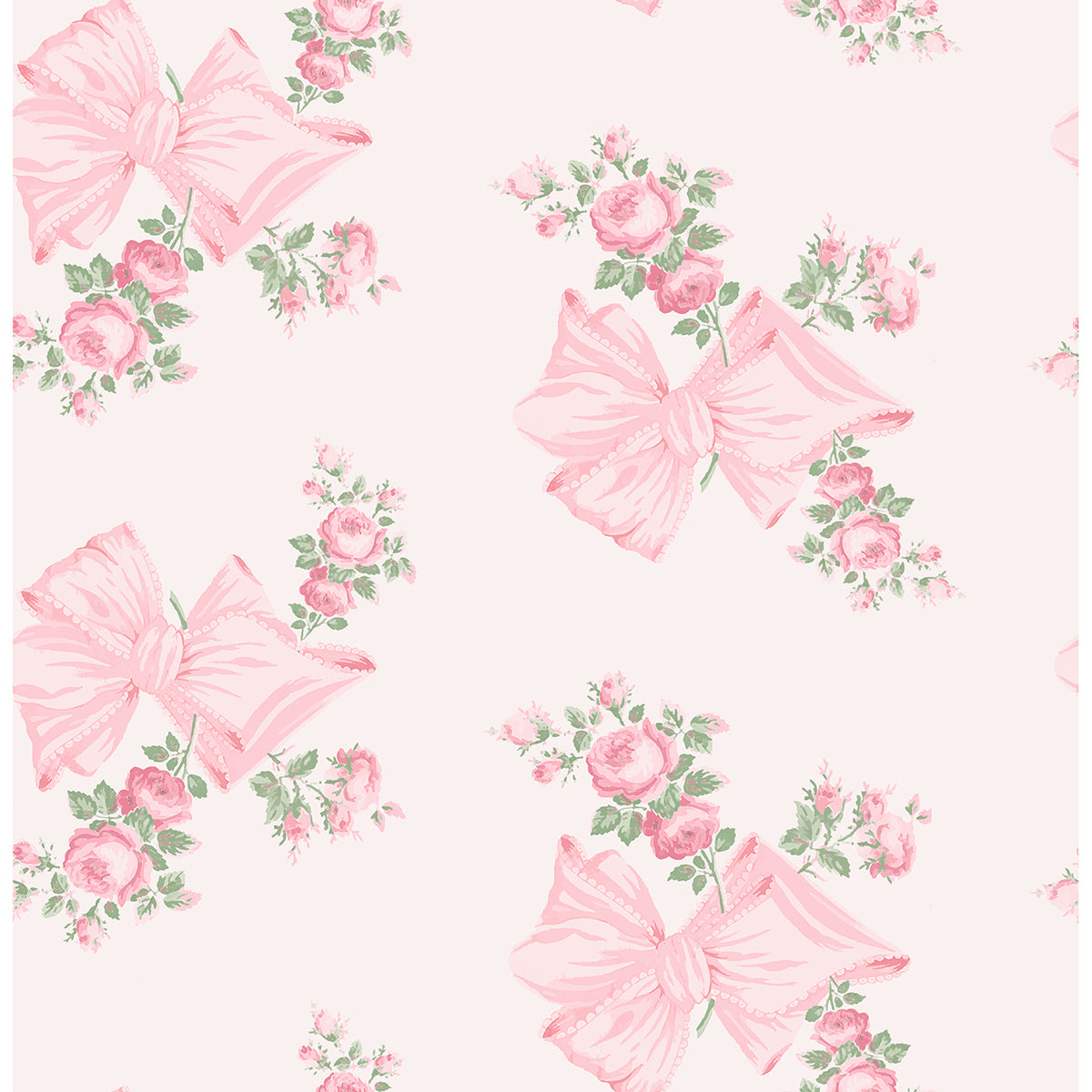 rosa-beaux-pink-large-bow-spot-wallpaper-york-wallcoverings-ast4169
