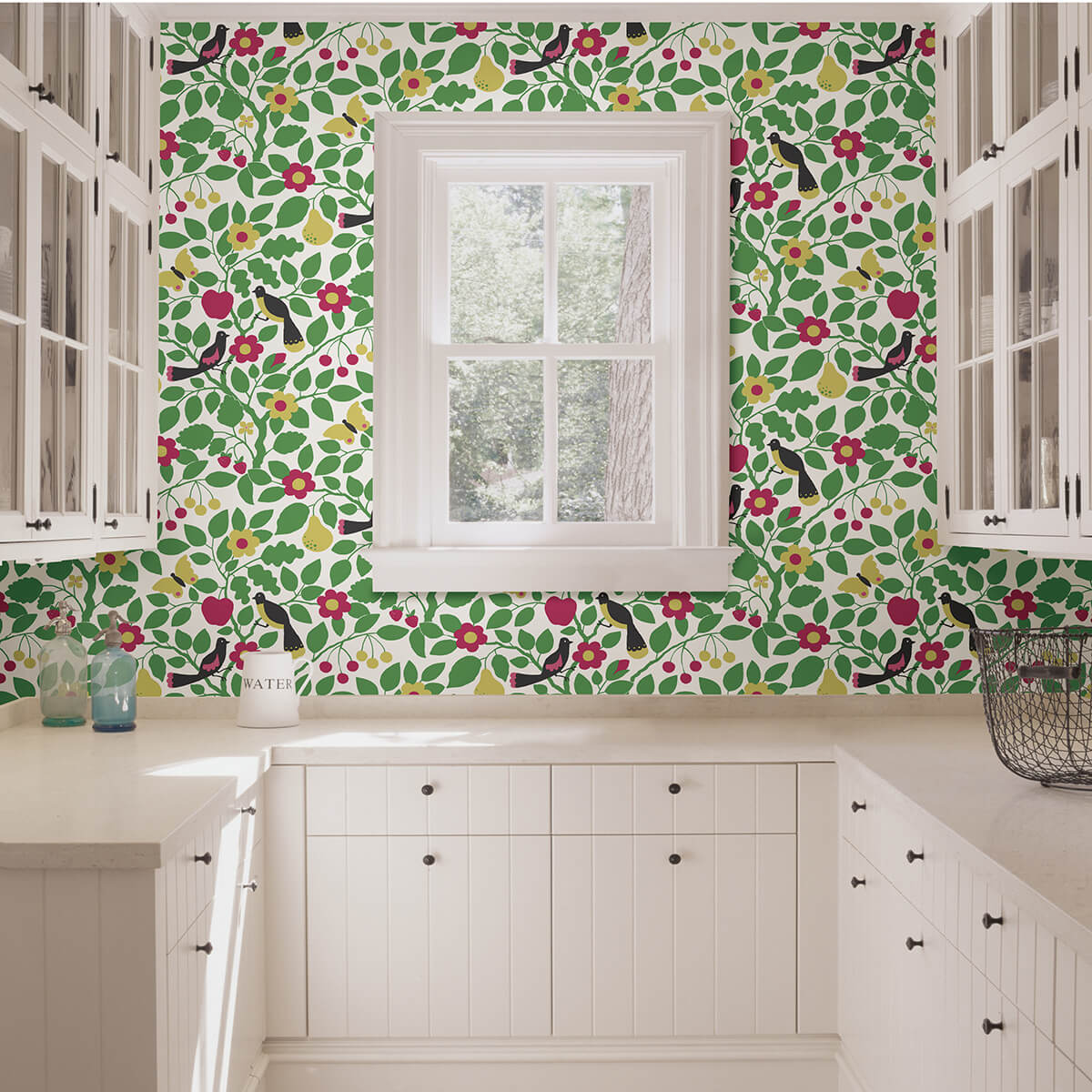 green-paradisus-peel-and-stick-wallpaper-york-wallcoverings-nus3921 - York Wallcoverings Wallpaper