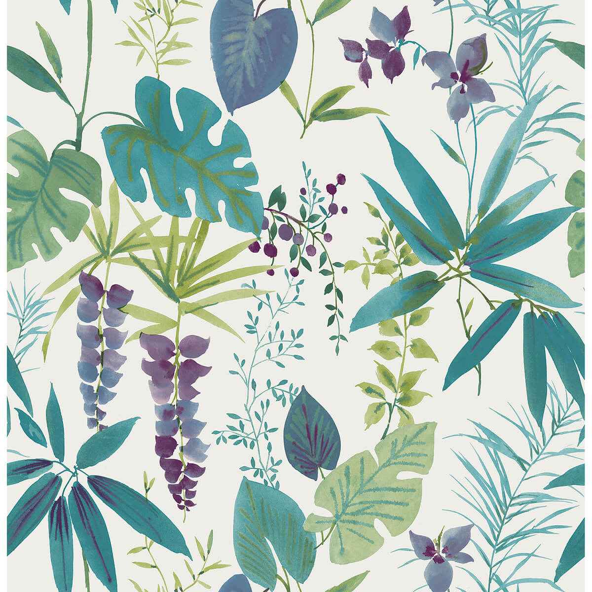 Teal Maldives Peel & Stick Wallpaper - York Wallcoverings - NUS4006 - York Wallcoverings Wallpaper